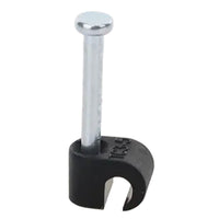 CANGRATHO320800300 320800300 Grapa negra para cable "Sujethor TC 4x6 RC" (100 piezas)