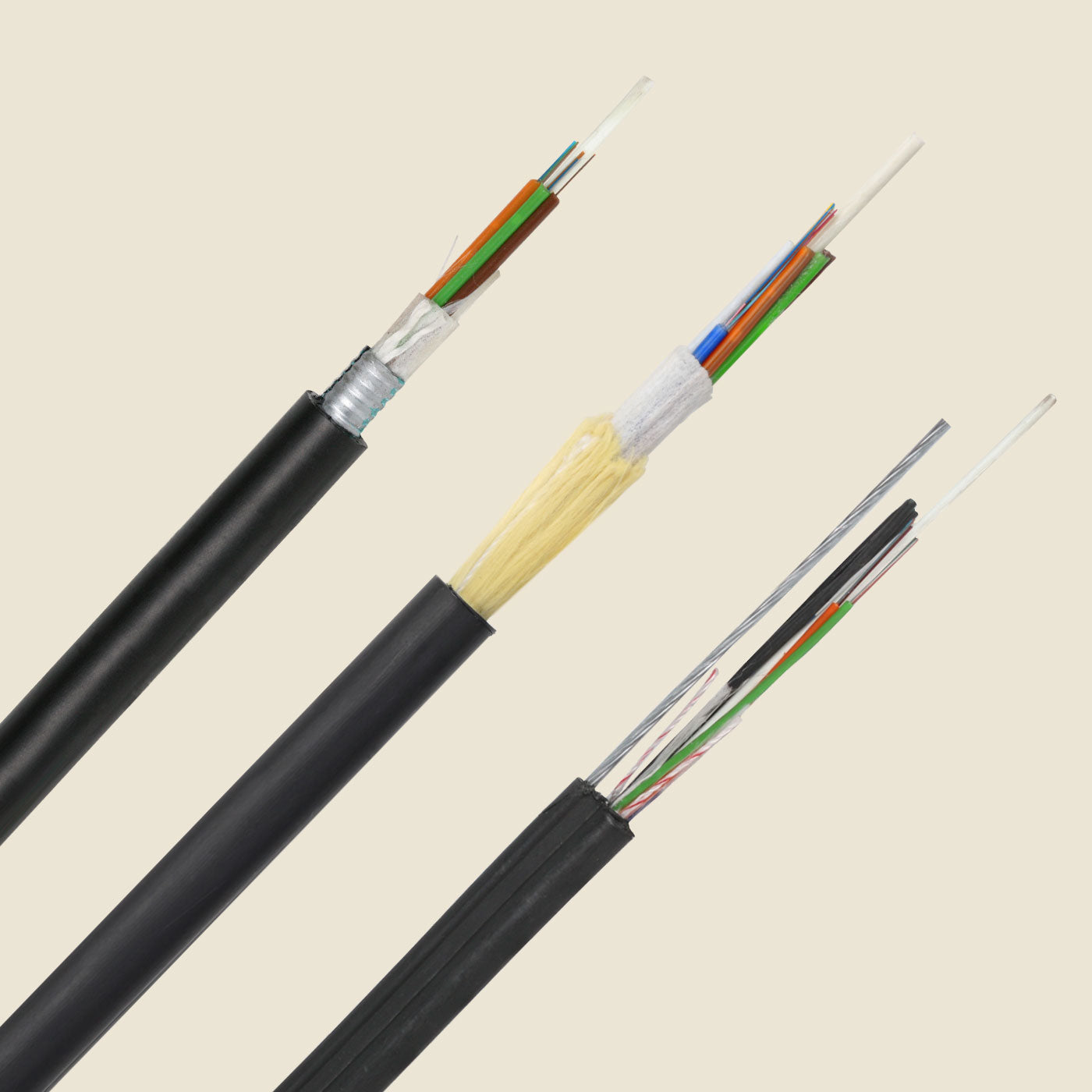 Cables de fibra óptica