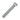 AERTORMETTGE1/4X11/2 TGE1/4X11/2 Tornillo galvanizado electrolítico de 1/4" x 1 1/2"