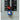 123325 - Candado de nylon azul arco nylon 1.5"