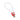 146124 - Candado de nylon compacto rojo arco flexible 8.50"