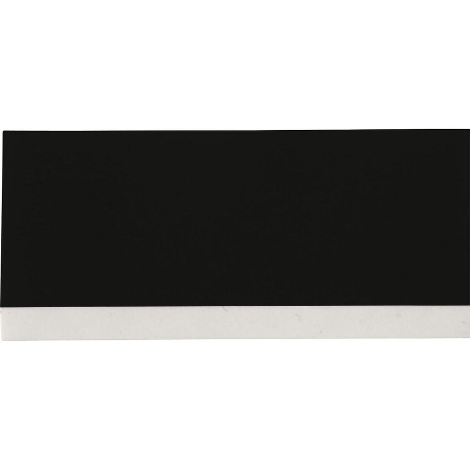 M21375595BK - Etiqueta de vinil continua interior/exterior negro de 0.375" x 21' para impresoras M21