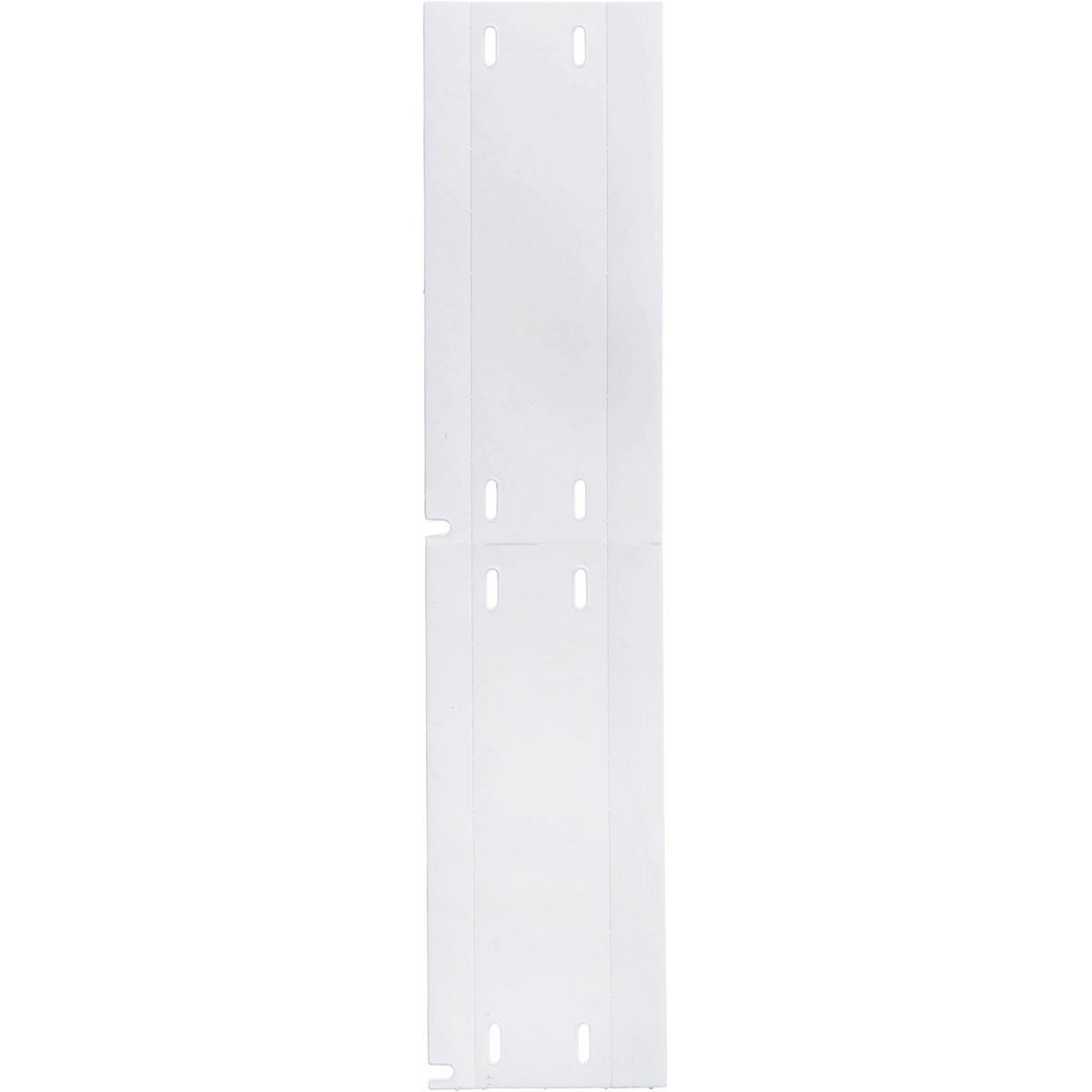 M612109 - Tarjeta multiusos de polietileno de 3" x 0.758" blanca para impresoras M6 M7