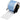 M62501342WT - Manga termocontráctil blanca de 0.25" x 1" para impresoras M6 M7