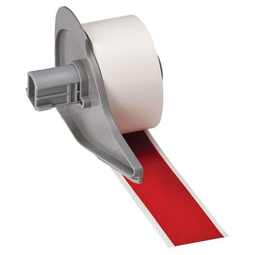 M7C1000595RD - Cinta de etiquetas de vinilo con adhesivo permanente para todo tipo de clima para las impresoras M7 - 1" x 50', Rojo