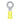 Terminal de anillo de 12-10 AWG, barril con aislamiento (500 piezas)