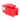 ESTJACCON8699126RRJ 8699126RRJ Jack UTP Cat 6 rojo con cubre polvo