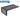 FIBBRACOMFGSBTBSC FGS-BTBS-C Bracket "L" corta (2x2)