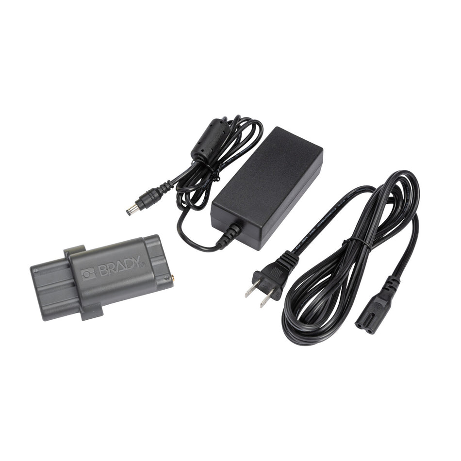 M210PWRKIT- Kit de batería de iones de litio y adaptador de CA para la etiquetadora M210