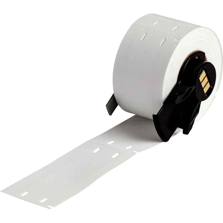 M612109 - Tarjeta multiusos de polietileno de 3" x 0.758" blanca para impresoras M6 M7