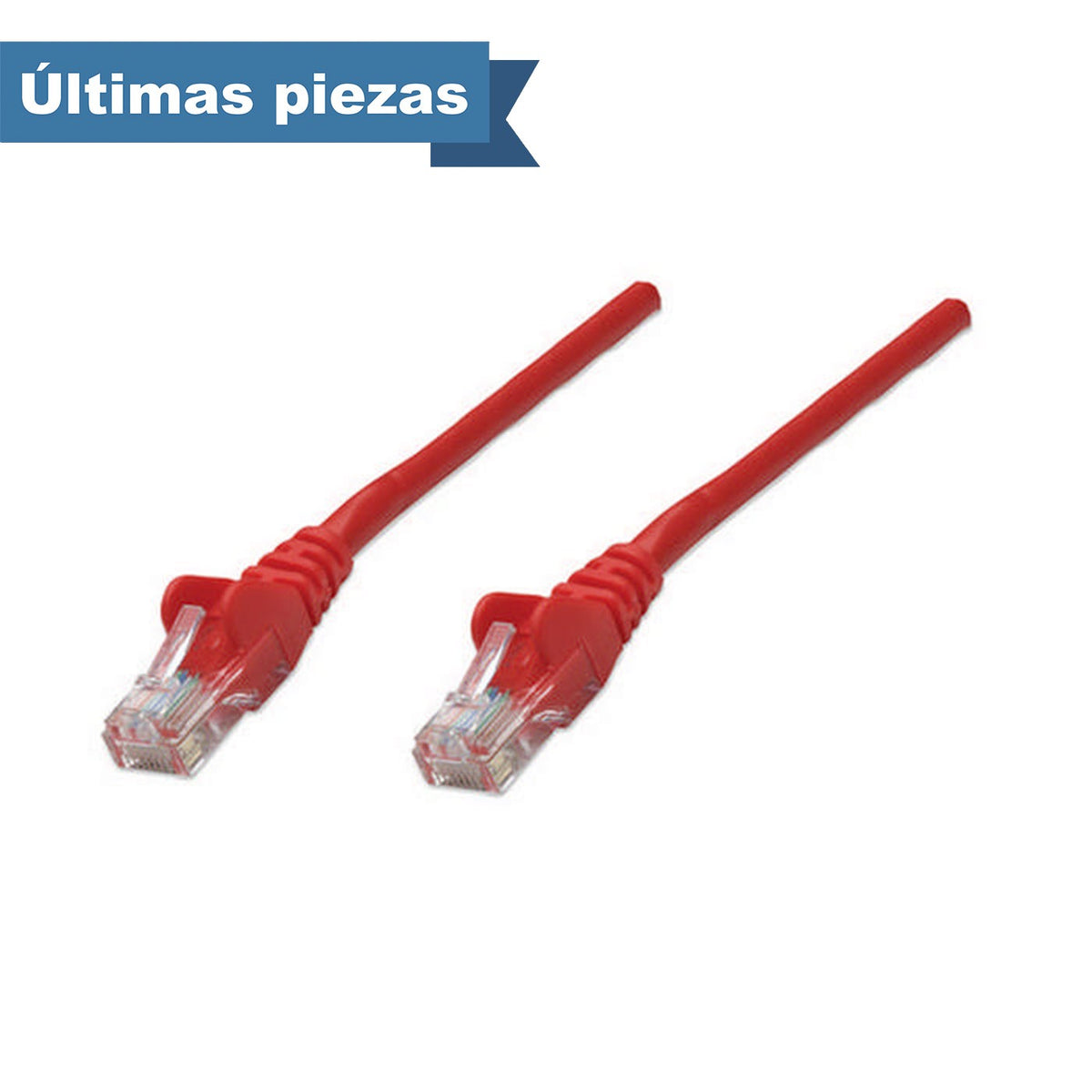 Patch Cord UTP Cat6 rojo 1m | 342148 | Intellinet | Online – ico.mx ...