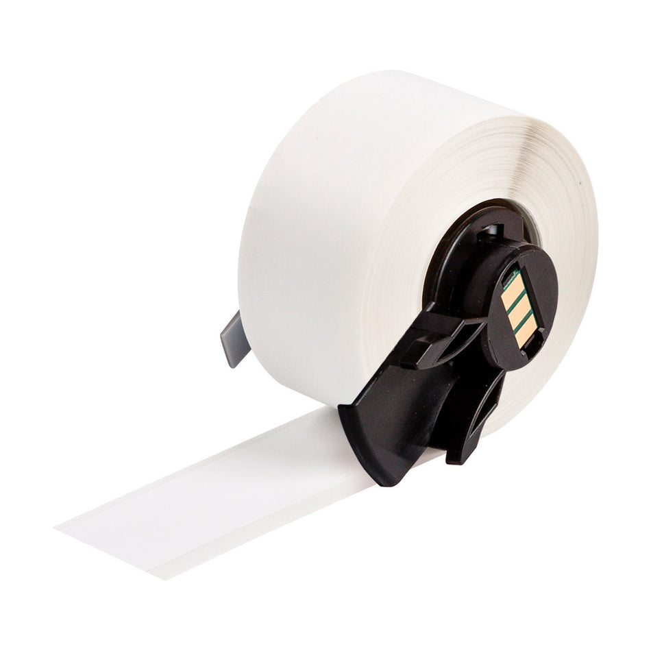 M6C500439 - Etiqueta de vinil continua blanca de 0.5" x 50' para impresoras M6 M7