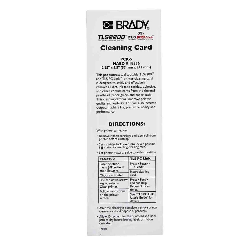 D/CLEANING CARD (5PCS) P/61/TLS