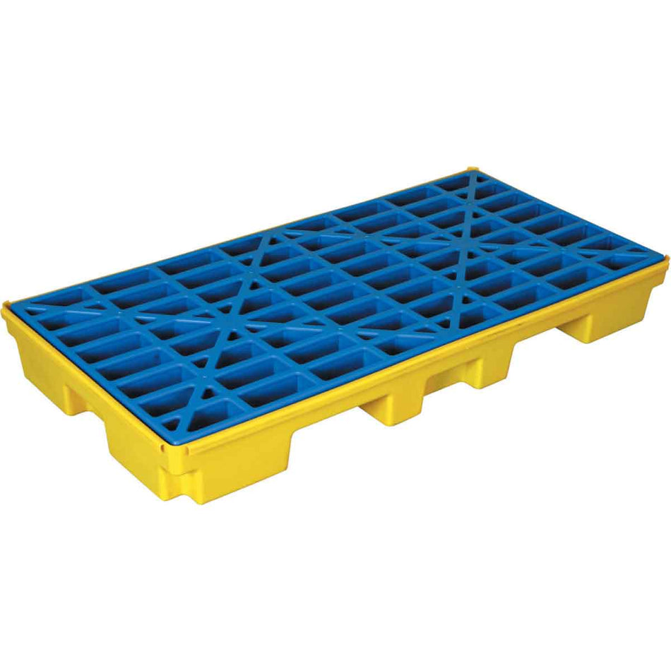 SCSD2 - Plataforma para derrames 2 tambos de 6" x 26" x 52", absorbencia 21.2 gal