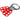 SEGBLOBRA133161 133161 Cerrojo de acero 6 candados 1", rojo