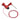 SEGBLOBRA51394 51394 Bloqueo de válvula de bola de 9/32" de diámetro, metal rojo
