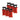 SEGBLOBRA90851 90851 Dispositivo de bloqueo para interruptores miniatura rojo (6 piezas)