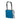 Candado de aluminio azul aluminio 1.5"