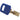 CPTBLU25PLKD - Candados de nylon compacto "SafeKey" azul arco de plástico 1"