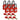 SEGCANBRANYLRED38PLKD6PK NYL-RED-38PL-KD6PK Candados de nylon "SafeKey" rojo arco de plástico 1.5", llaves diferentes (6 piezas)