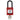 SEGCANBRASDPLRED38PLKD SDPL-RED-38PL-KD Candado de nylon rojo arco de plástico 1.5"