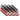 SEGCANBRASDPLRED38PLKD24 SDPL-RED-38PL-KD24 Candado de nylon rojo arco de plástico 1.5", llaves diferentes (24 piezas)