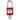 SEGCANBRASDPLRED38STKD SDPL-RED-38ST-KD Candado de nylon rojo arco de acero 1.5"