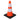 SEGCONSUR137461 137461 Cono de seguridad naranja  reflejante 45 cm