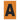 Etiqueta adhesiva 1 x 1.5" naranja "A" (50 piezas) | EA115AN | Icoptiks